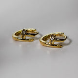 Nail Hoop Earrings